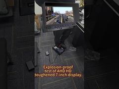 4 ช่อง AI Monitor กันน้ํา กันระเบิด 10 นิ้ว AHD Display สําหรับรถยนต์กล