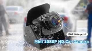 กล้องถอยหลังรถยนต์ขนาดเล็ก 1080P AHD โซลูชันความปลอดภัยขนาดกะทัดรัด
